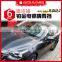 Chrome door visor side window deflector shade sun rain shield silver strips guard for mazda 2