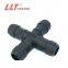 Llt  L25 Ip67 Ip68 Waterproof 2 3 4 Pin High Power Screw Fixing Cross Waterproof 3pin Connector