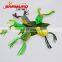 High quality 3D eyes  Handmade Bass Frog Fishing Lure Soft Hollow Body Fishing Frog lure