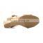 women fancy high fashion heels open toe buckle strap closure  wedges sandals shoes (LAJWG0012)
