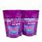 China supplier digital printing glossy finish smell proof stand up mylar food packaging bags with clear window