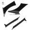 Honghang Factory Manufacture Gloss Black Side Wing Fender Vents, PP Material Side Spoiler For Ford Mustang GT350 Style 2015-2021