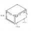 168l per day ceiling  mounted greenhouse dehumidifier for grow room and swimming pool