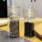 Adjustable Ceramic Grinding Mechanism Transparent Plastic Body Salt And Pepper Grinder