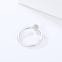 s925 silver ring female simple small fresh crown ring ins style diamond ring