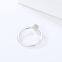 s925 silver ring female simple small fresh crown ring ins style diamond ring