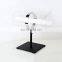 Ornamentation store acrylic tube metal base single acrylic headband display