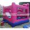 Colorful fun house soft kids game jumping bed inflatable bouncy castle for amusement park