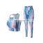 Lady seamless workout solid fitness clothing cute activewear slim fit suit yoga women athletic wear sets womens 2piece gym set