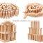 baby toy kid intelligent educational wood learning custom beech wood blocks building wooden blocks for block printing brick toys