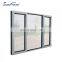Australia Standard Hurricane Impact windproof Casement Insulated Window for Home Casement Window with Fixed Glass Design