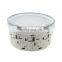 Sustainable European Take Out Home Kitchen Grain Fruit Nut Pantry Round Food Plastic Storage Box Food Containers Customized