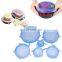 Wholesale Home And Kitchen 6 Pack Reusable Flexible Silicone Stretch Lids