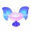 led cube light/ led cube lighting chair/ led night club plastic bench