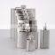 Custom Logo Different Capacity Male Alcohol Whisky Wine Pot Bottle Pocket Portable Stainless Steel Hip Flask