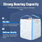 4 Panel Baffle FIBC Jumbo Bags 1.5 Tons Bulk Sacks Custom Color For Loading