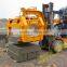 Forklift road edge stone clamp