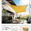 Beige Awning Canopy Outdoor Plastic Shade Sails Patio Garden Sun Shade Nets