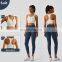 New Arrival Front Zip Sports Quick Dry Gym Bras Women Racer Back High Impact Yog Tops