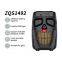 ZQS1492 sell well portable 4-inch speaker 5W power wireless bluetooth speaker with colorful lights
