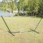 White Powder Coated Heavy Duty Outdoor Hanging Hammock Stands Garden Patio Hammock Chair Portable Household Steel Frame Rattan