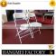 Metal Frame Folding Dining Chair with PVC Cover