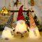 Christmas Glowing Elf Faceless Dolls - LED Light Ornaments for Navidad Gifts Home Decor Bulk Order