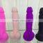 2016 Multy Colors Sex Products Dildo Vibrator Sex Toy Sex Huge Real Skin Feeling Dildo With Strong Sucker