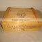 Natural Pine Wood Handmade Wine Bottle Gift Box With Rope Handle