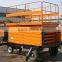 2015 new wonderful mobile scissor lift platform 12m