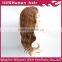 2015 Qingdao new high quality lace wig human hair full lace wig with pu for women