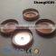 70mm Rose Color Screw Metal Lid for Glass Jar with Hole