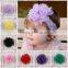 2015 Baby girls hair accessories headbands with big chiffon flower