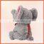 25cm High Quality Cute Elephant Stuffed Animal Toys Plush Elephant/Grey Elephan Toy