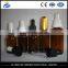 clear drop dispensing bottles with dropper cap ,plastic cap