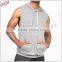 Lightweight Unisex Sleeveless Pullover Hoodie without pockets