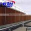 evaporative cooling pad for poultry house air cool condition