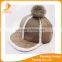 2016 ladies fashion winter suede christmas hats with fur