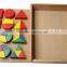 Wooden Game Toys Preschool Educational Blocks Fraction Puzzle Blocks