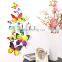 H-003 H003 12PCS 3D Vivid PVC Magnet Butterflies Magnetic Butterfly DIY Wall Sticker Stickers Decal Decals Home Decor Decoration