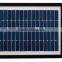 -6w solar panel car battery charger with holder