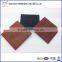 Excellent Black Square Real Leather Coaster