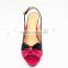 latest New high class middle heel slingback lady sandals