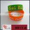 no Minimum Custom Embossed Ink Filled Silicone Wristband