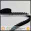 Rich visual experience crochet nylon black custom grip elastic tape made in China