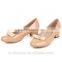 OEM ODM round toe genuine leather shoes low heel middle heel shoes producetion