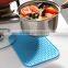 Multifunctional silicone pot holder tableware holder