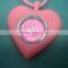 Waterproof Heart Shape Silicone Medical Watch With Long Necklace