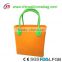 Beautiful designer candy color silicone beach bag lady fashion handbag