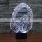 Amazing decorative acrylic 3D Illusion led Table Lamp Night Light with magic headphone shape